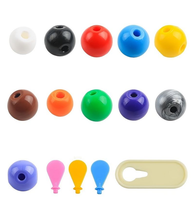 Chemical Molecular Structure Model Kit 207pcs L-3 Atom Balls Scale Bonds Science - Image 5
