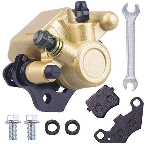 MWMNUN Brake Caliper 110cc 125cc 200cc 250cc 196cc 150cc 6.5HP CTieoleman kt196 yerf dog gx150 Kandi Baja RTK200 Go Kart RTK200Dune Buggy Taotao Roketa Sunl Kazuma Chinese ATV Quad Golden - Image 1