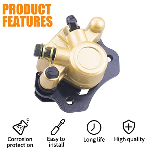 MWMNUN Brake Caliper 110cc 125cc 200cc 250cc 196cc 150cc 6.5HP CTieoleman kt196 yerf dog gx150 Kandi Baja RTK200 Go Kart RTK200Dune Buggy Taotao Roketa Sunl Kazuma Chinese ATV Quad Golden - Image 4
