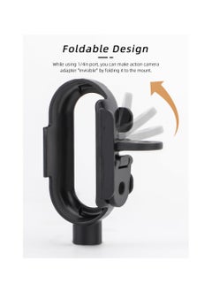 Y&D Camera Mount Adapter Protective Housing Frame, Fit for Insta360 Go 3 Bezel, Thumb Adapter, Shock Absorbing Cage Expansion Quick Release Accessory, Use with Backpack Clamp  - Image 4