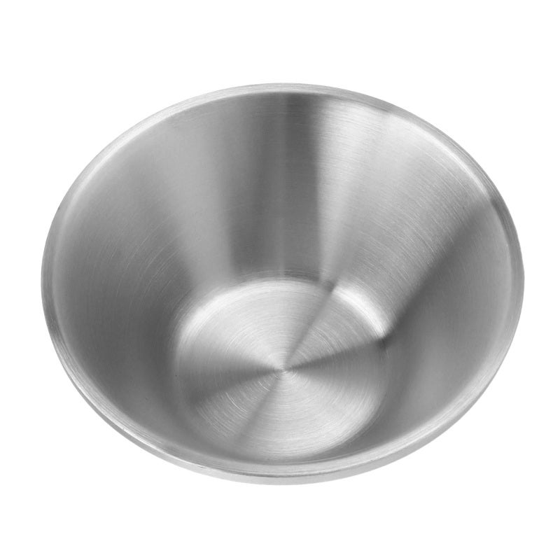 Salad Bowl 304 Stainless Steel Double Layer Round - Temperature Retention Stylish Bowl for Home Dining Individual Meals Gatherings - Image 3