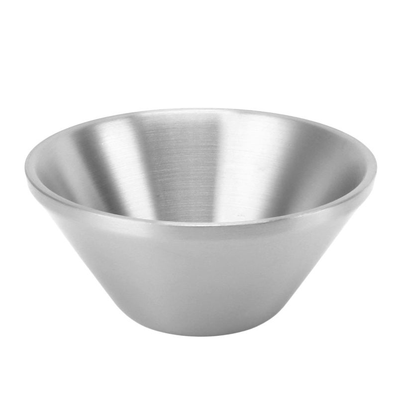 Salad Bowl 304 Stainless Steel Double Layer Round - Temperature Retention Stylish Bowl for Home Dining Individual Meals Gatherings - Image 2