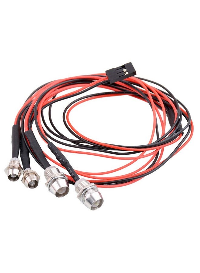 Kalevel Led Light For Rc Car Trucks 4 Led Rc Car Led Light Kit Rc Truck Led Lights Rc Truck Light Kit Rc Car Headlights Taillight For Truck Rc Car Tank Hsp Tamiya D3 Rc Car Accessories  - Image 5