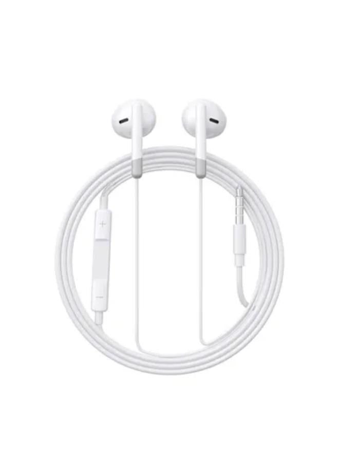 Joyroom Wired In-Ear Earphone, White - JR-EW01 Guaranteed by Agent Trust - Image 1