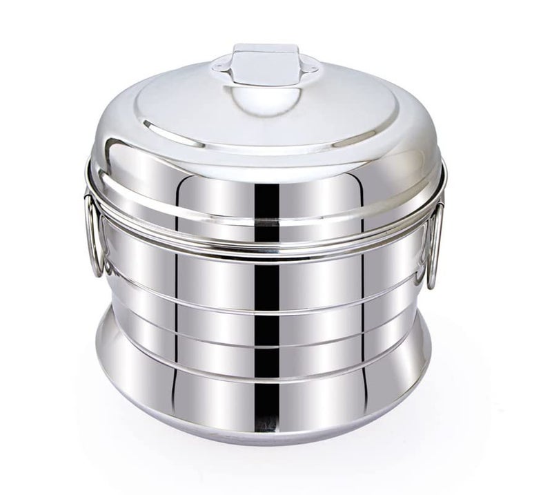 Diamond Stainless Steel Idli Pannai with 3 Idli Plates for Making 18 Idlies - Image 2