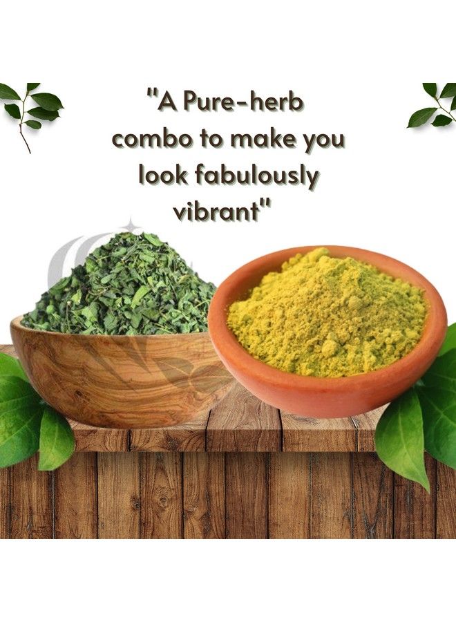 QYKKARE Indigo And Herbal Henna Powder For Black Hair (Pack Of 2) 100Gm X 2 = 200 Gm - Image 3