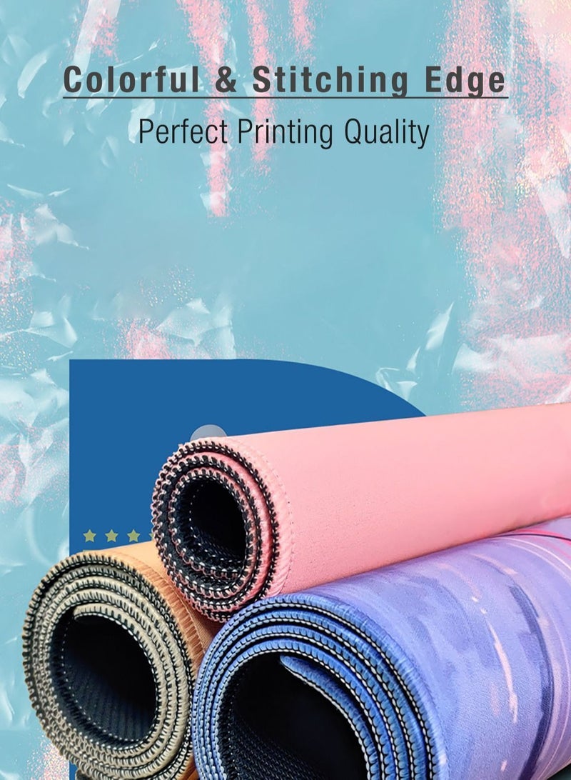 Desk Pad Mat Mouse Keyboard Gaming Office Laptop Writing for Home Decor Retail Non-Slip Rubber Base 30x80 cm Type C - Image 3