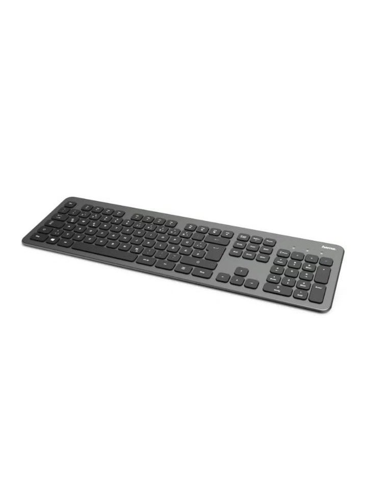 Hama - Hama KMW-700 Gulf Wireless Keyboard and Mouse Set – Ergonomic Design, Plug & Play, Long Battery Life – Black - Image 1