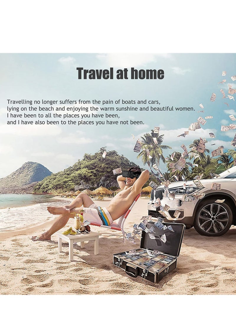 نظارات VR قابلة للتعديل ثلاثية الأبعاد للأفلام والألعاب، نظارات مريحة متوافقة مع iOS وAndroid، تناسب الأجهزة حتى 7.2 إنش - Image 4