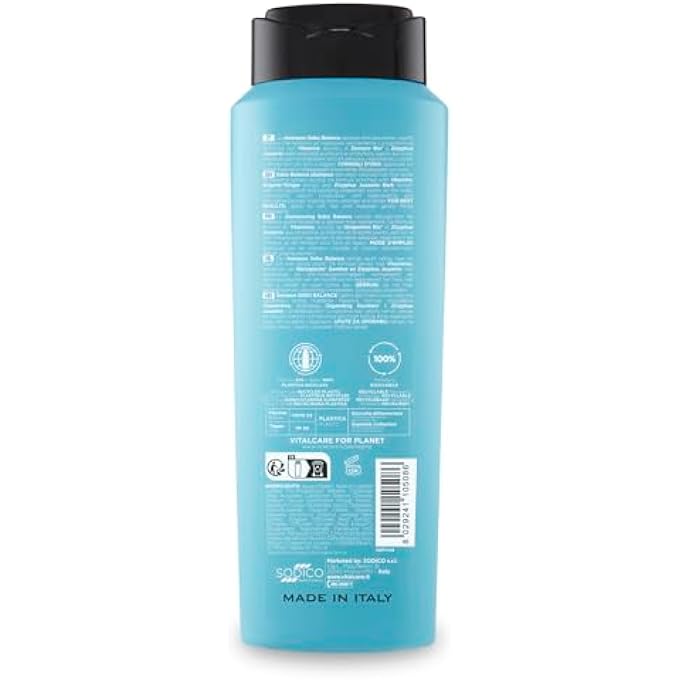 Vitalcare SEBO BALANCE REBALANCING SHAMPOO FOR OILY OR OILY HAIR WITH VITAMINS AND ZJCOMPLEX, 4 X 500 ML - Image 3