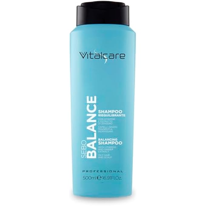 Vitalcare SEBO BALANCE REBALANCING SHAMPOO FOR OILY OR OILY HAIR WITH VITAMINS AND ZJCOMPLEX, 4 X 500 ML - Image 2