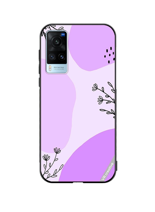VR CREATIVE Protective Case Cover For Vivo X60 Flower Design Multicolour - Image 1