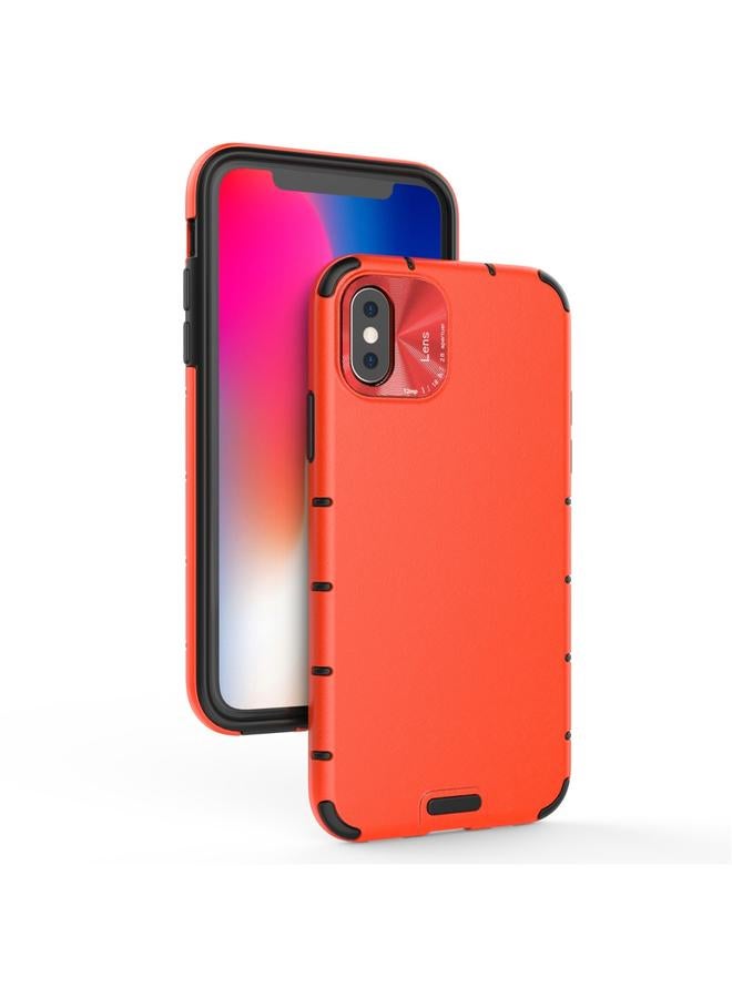 S-TOP Case For iPhone 11 Pro Shockproof Grain Leather PC + TPU Case - Image 1