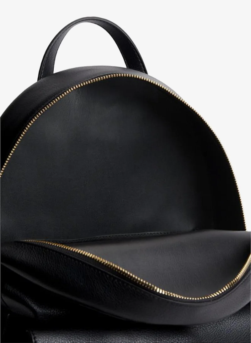 Tommy Hilfiger Black Hilfiger Icon Dome Backpack Fits upto 13" Laptop for Women | Best Price UAE