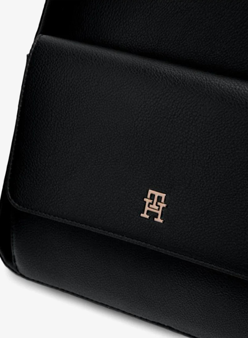 Tommy Hilfiger Black Hilfiger Icon Dome Backpack Fits upto 13" Laptop for Women | Best Price UAE