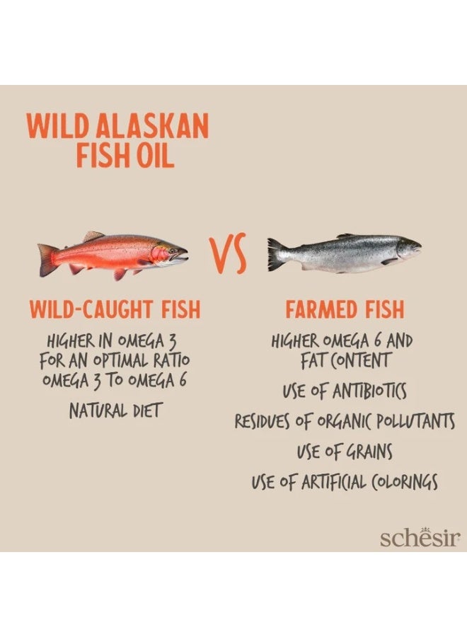 Schesir Wild Alaskan Fish Oil Omega Plus 250ml - Image 4