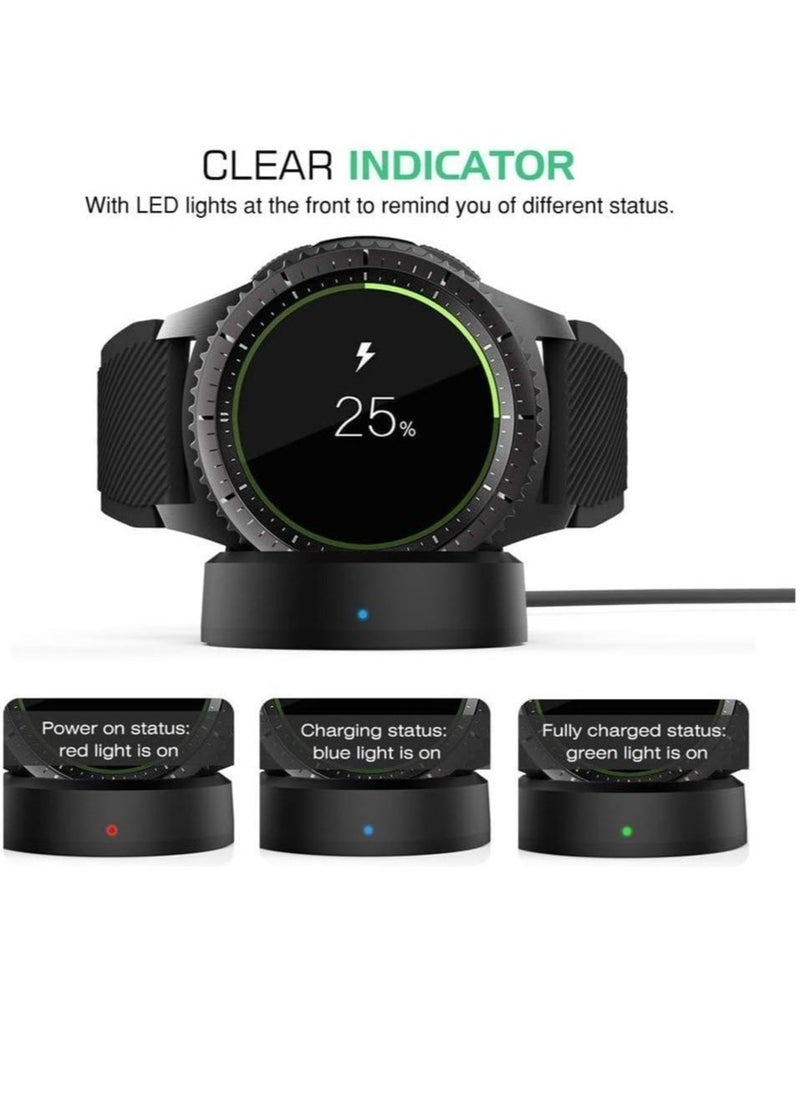 Gear S3 Charger, Gear S3 Smart Watch Charging Cradle Dock Compatible with Samsung Gear S3 Classic/Frontier Smart Watch - Image 3