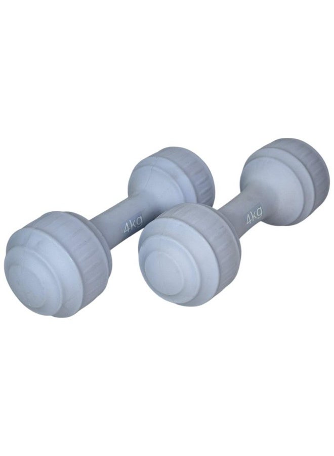 SportQ Dumbbell Hand Weight Pair | Exercise and fitness training equipment for home and gym use | Dumbbells for men and women, pair, 4 kg