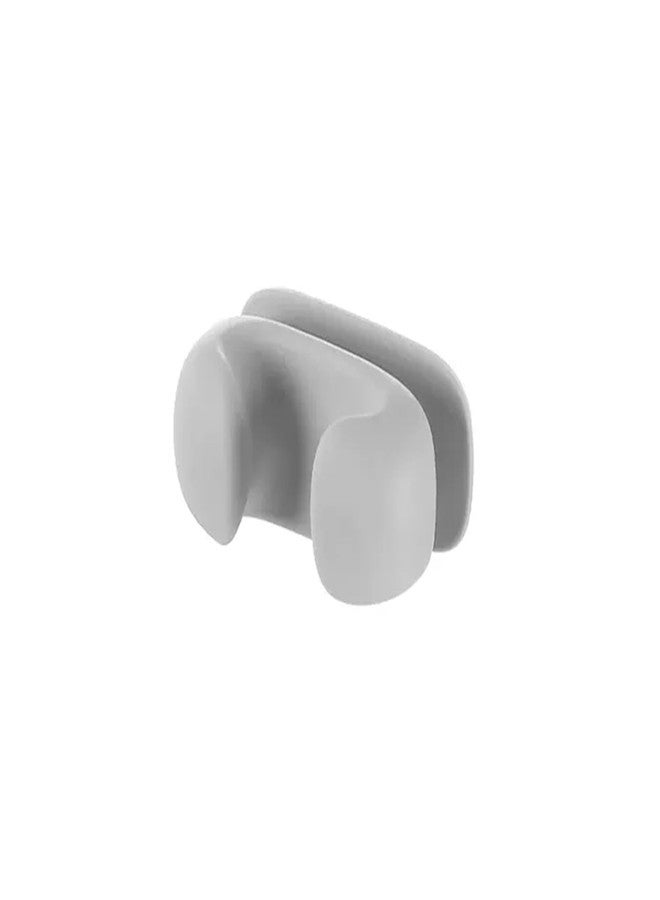 MXY Self-adhesive Rice Scoop Holder - Strong Sticky Spoon Storage Stand for Rice Cooker or Smooth Surface, Gray - Image 1