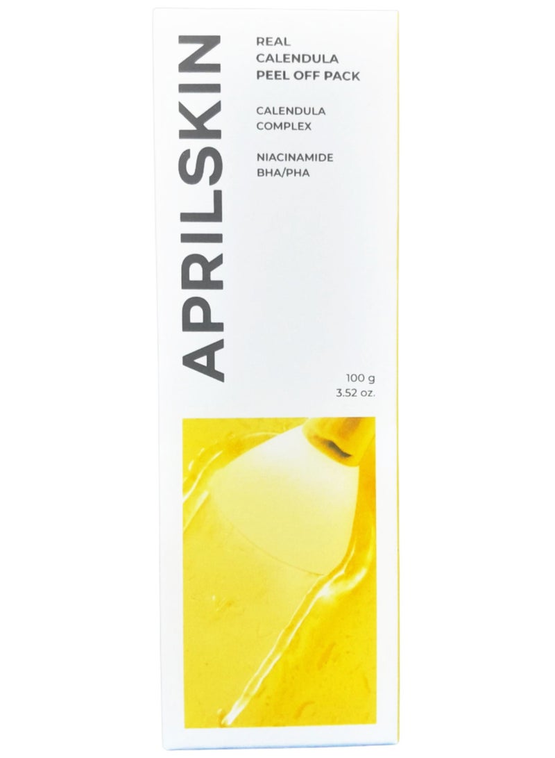 APRILSKIN عبوة تقشير الكالندولا الحقيقية، 3.52 أونصة (100 جرام) - Image 1