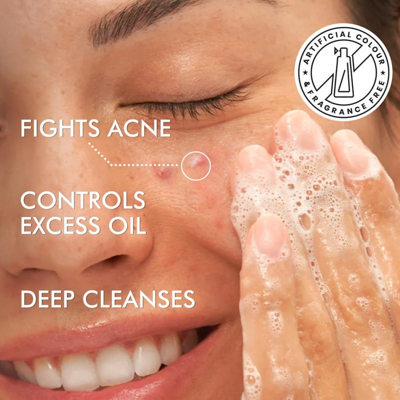 MCaffeine mcaffeine 2 Salicylic Acid Niacinamide Matcha Tea Face WashAnti Acne Cleanser For PimplesSuitable For Acne Prone Oily SkinFights 99 BacteriaSulphate Free Face Wash For Women And Men100 Ml  - Image 3