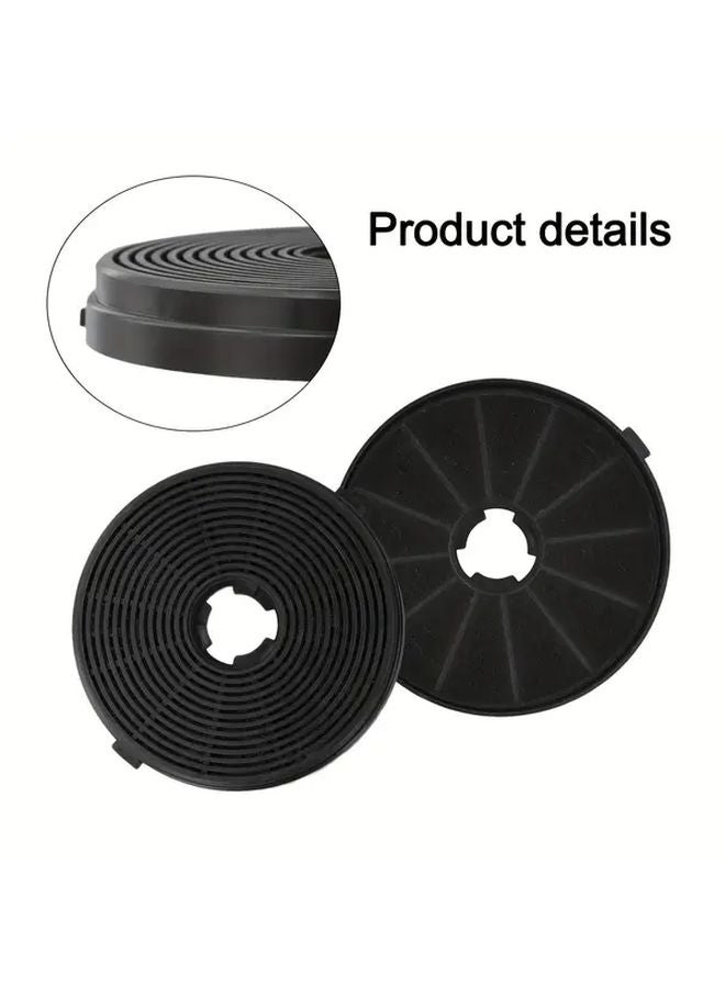 عبوتين من فلاتر الكربون النشط لشفاطات المطابخ مقاس 135x135x18 مم لإزالة الروائح - Image 5