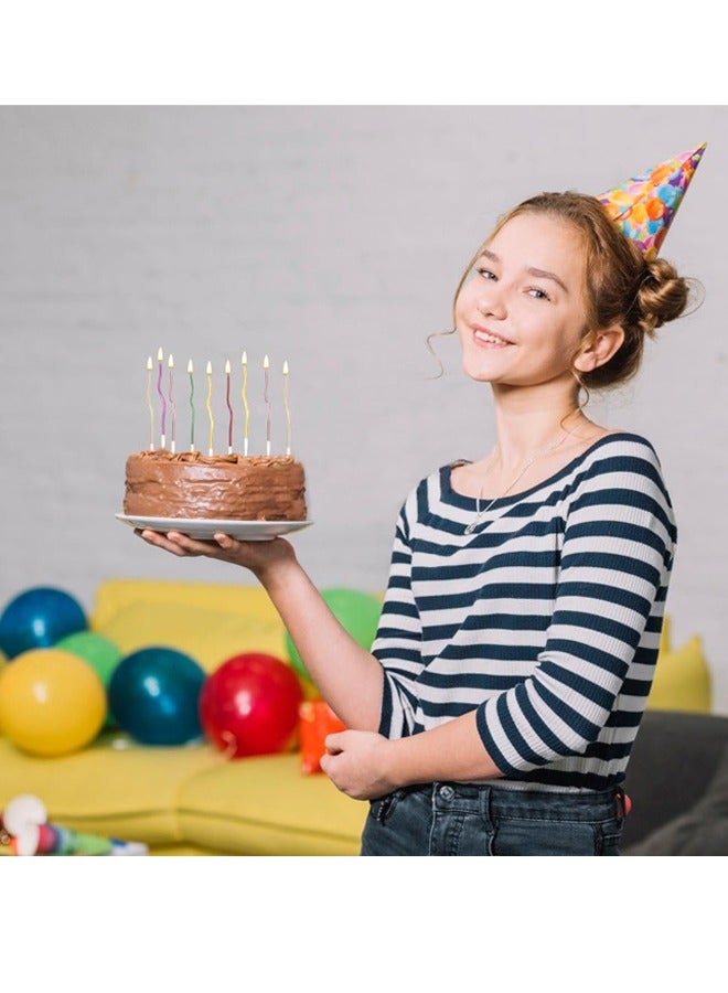 ١٢ شمعة عيد ميلاد ذهبية | ديكور حفلات العيد/دبي | صديقة للبيئة وجذابة للتصوير - Image 3