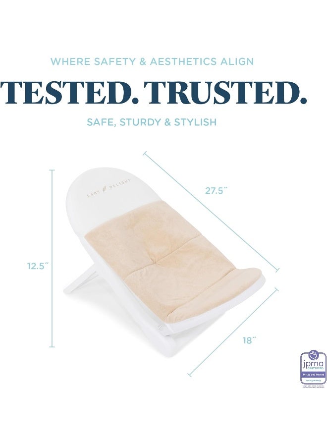 Baby Delight Cushy Nest Cloud Premium Organic Infant Bather - Image 4