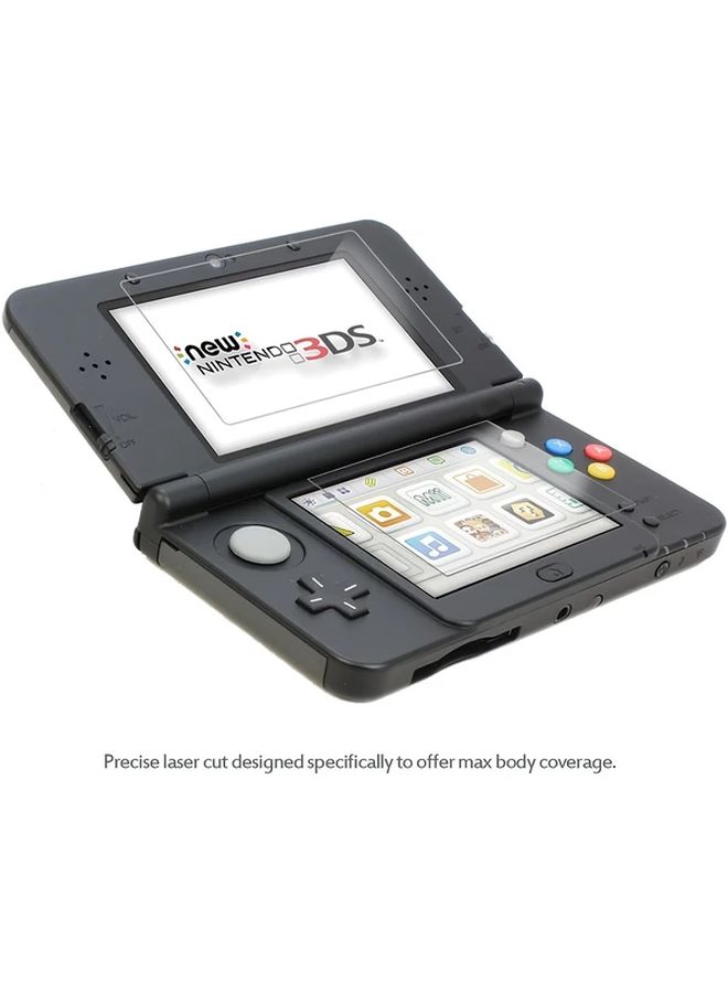 2pcs Light Beige Screen Protector For New 3DS LCD Top And Bottom Case - Image 1