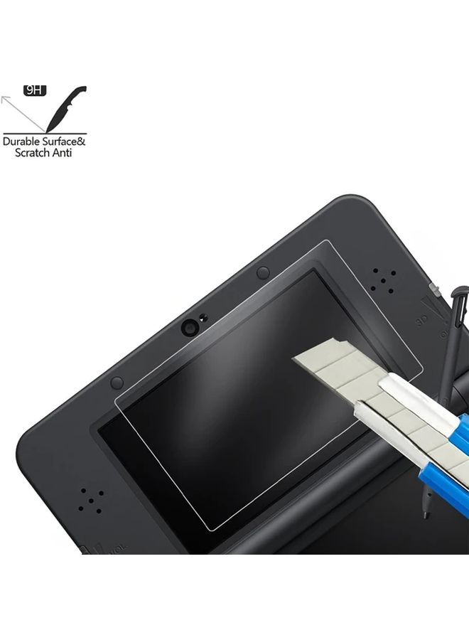 2pcs Light Beige Screen Protector For New 3DS LCD Top And Bottom Case - Image 5