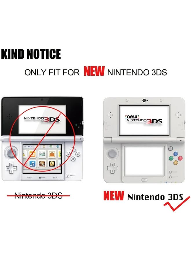 2pcs Light Beige Screen Protector For New 3DS LCD Top And Bottom Case - Image 4