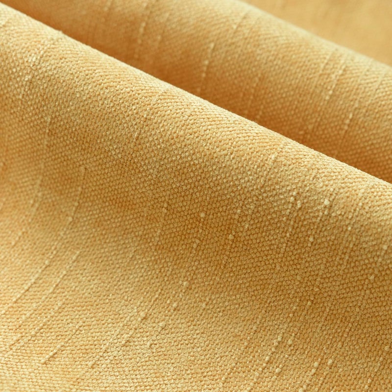 Foindtower Pack of 2 Cozy Textured Chenille Throw Decorative Pillow Covers Square Accent Solid Cushion Cover Neutral Farmhouse Pillow Case for Couch Sofa Bedroom Living Room 22x22 Inch,Light Yellow - Image 2