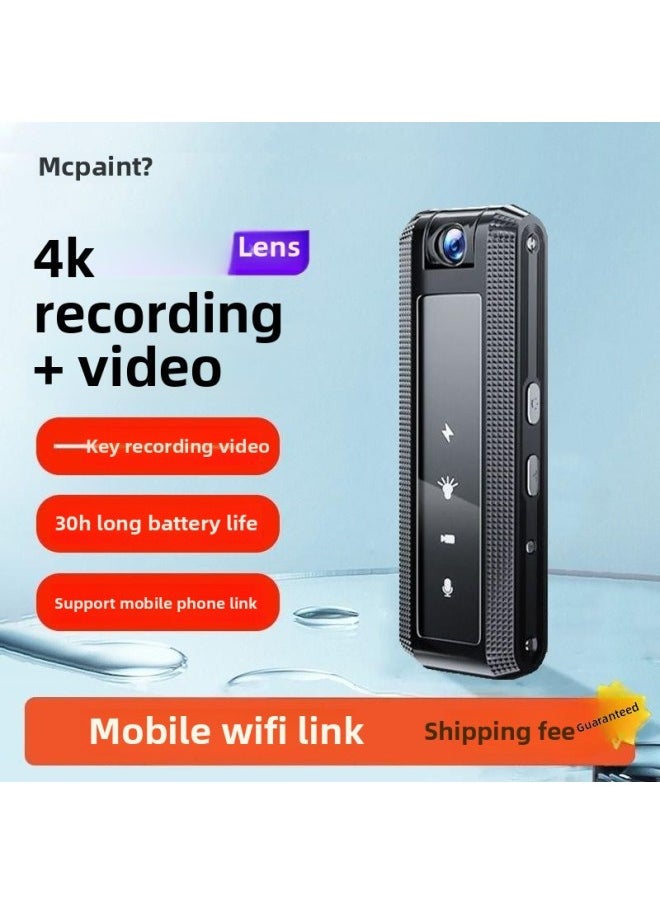 Generic Law Enforcement Recorder Recording Pen Tape Recording Dv Video Recording Function All-in-one Sports Camera HD MCPIC-Body Color:Wifi Version 128g Card [recording And Video + Night Vision + 90°Lens Rotation]  - Image 2