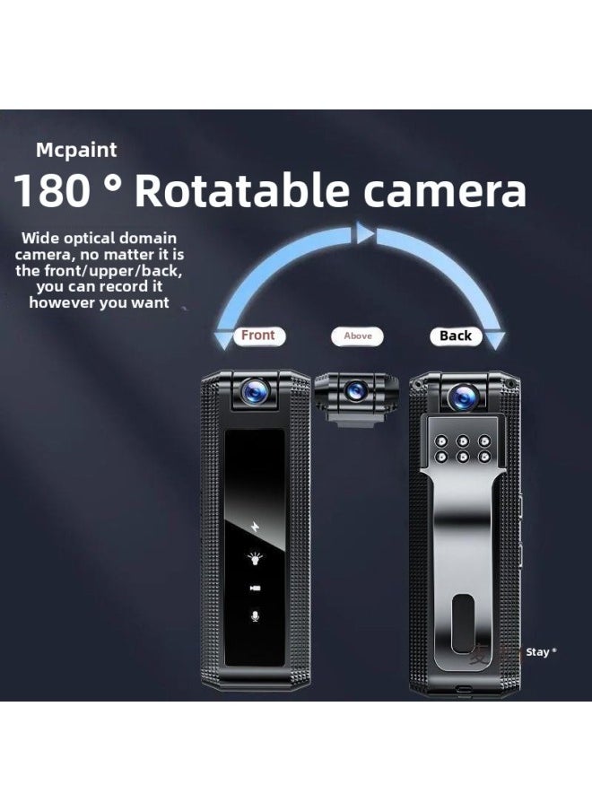 Generic Law Enforcement Recorder Recording Pen Tape Recording Dv Video Recording Function All-in-one Sports Camera HD MCPIC-Body Color:Wifi Version 128g Card [recording And Video + Night Vision + 90°Lens Rotation]  - Image 5