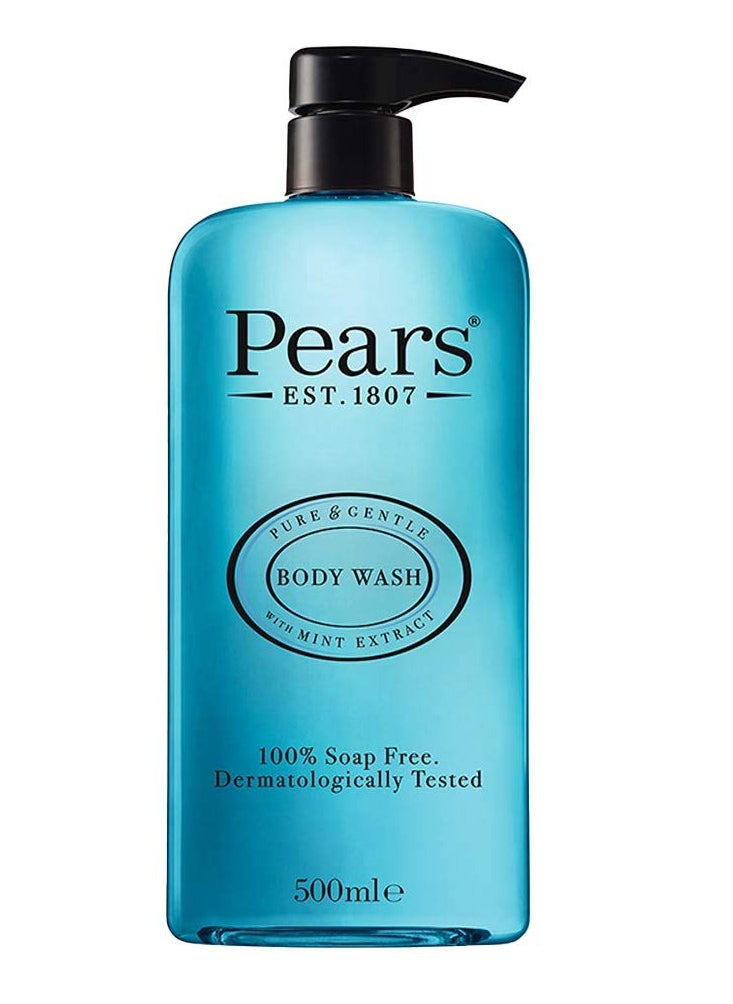 Pears Pears Pure Gentle Body Wash With Mint Extract 500 Ml  - Image 1