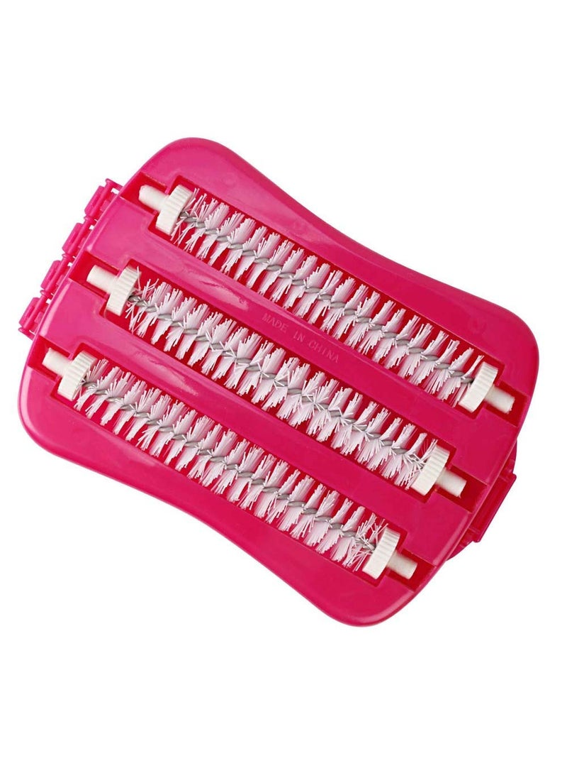 AKRIZA AKRIZA Plastic Handheld Cleaning Roller Brush with Dust Crumb Collector for Carpet Car Seats Table Linen Sofas Multicolour Set of 2  - Image 2