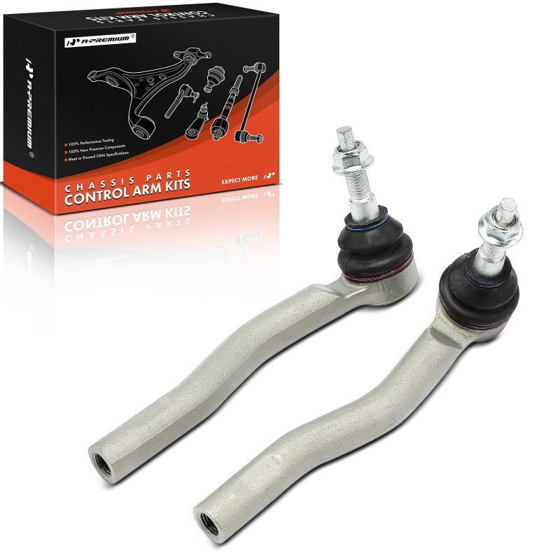 A-Premium APremium 2 x Front Outer Tie Rod Ends Compatible with Ford Bronco 2021 2022 2023