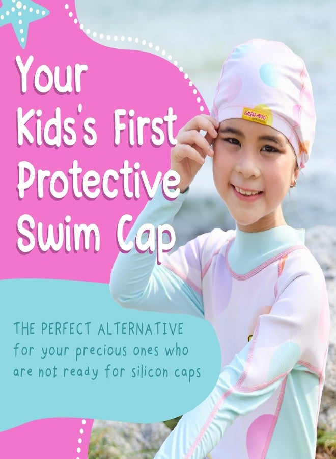 Cheekaaboo Kids Swim Cap | Soft Stretch Spandex Quick-Dry Fabric | Comfortable Toddler Swimming Cap for Boys & Girls 2-8 Years - Image 4