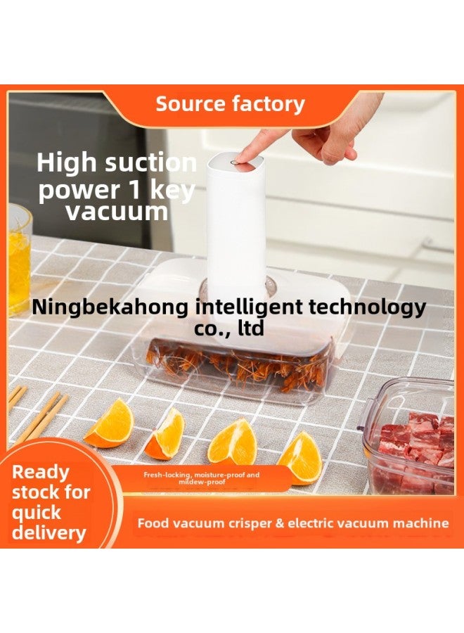 Electric Vacuum Glass Preservation Box Food Sealed Jar Food Lunch Box Lunch Box Can Be Heated In Microwave-Specifications:Rectangular Earrings 1040ml High Borosilicate Glass-Color:As Shown In The Picture  - Image 3
