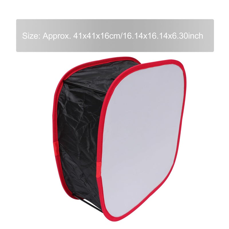 غطاء ناشر صندوق إضاءة LED صغير مع ضوء ناعم أبيض 20 سم لاستوديو التصوير الفوتوغرافي - Image 3