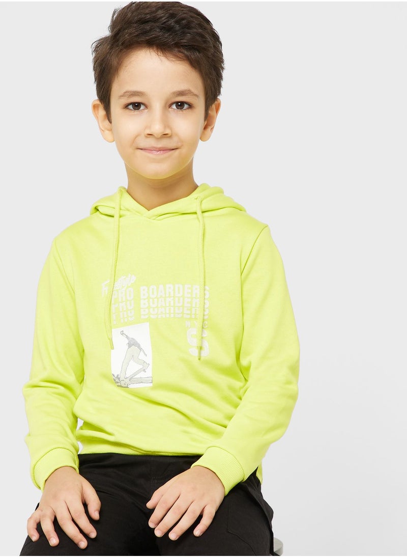 Pinata - Night Glow Radium Printed Hoodie For Boys - Image 1
