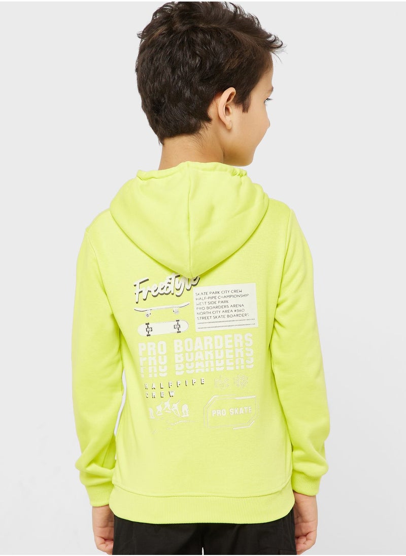 Pinata - Night Glow Radium Printed Hoodie For Boys - Image 1