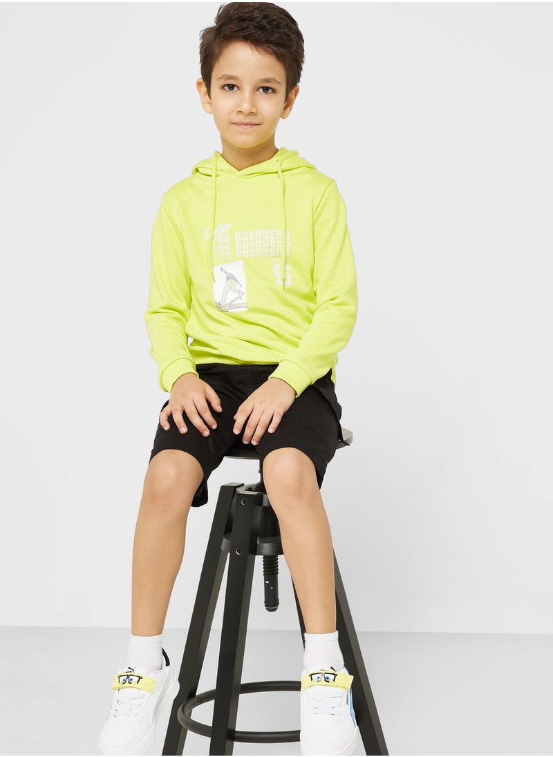 Pinata - Night Glow Radium Printed Hoodie For Boys - Image 1