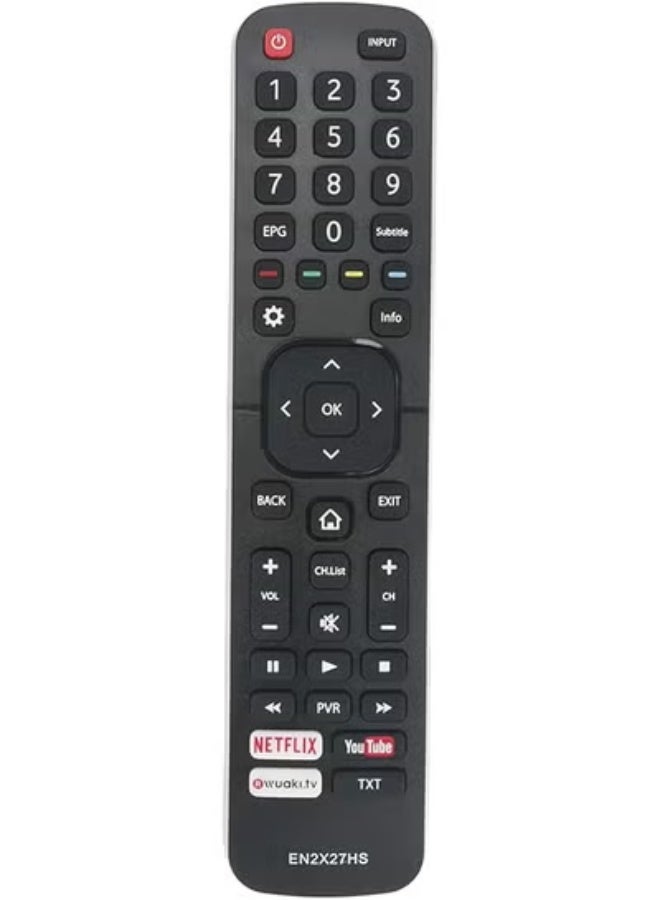 ELTRAZONE New EN2X27HS Replacement Remote Control Compatible with Hisense 4K Smart TV Series – Fits Models M2600, M3300, 32M2600, H65N5300, H65M5500 – Easy Plug-and-Play Setup, Reliable Long-Range Infrared Signal, Durable & Ergonomic Design for Seamless TV Control - Image 3