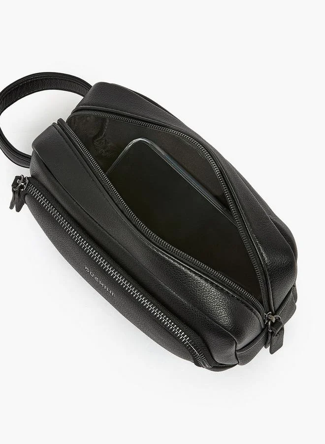 Duchini BLACK Textured Pouch With Handle for Men | Best Price UAE