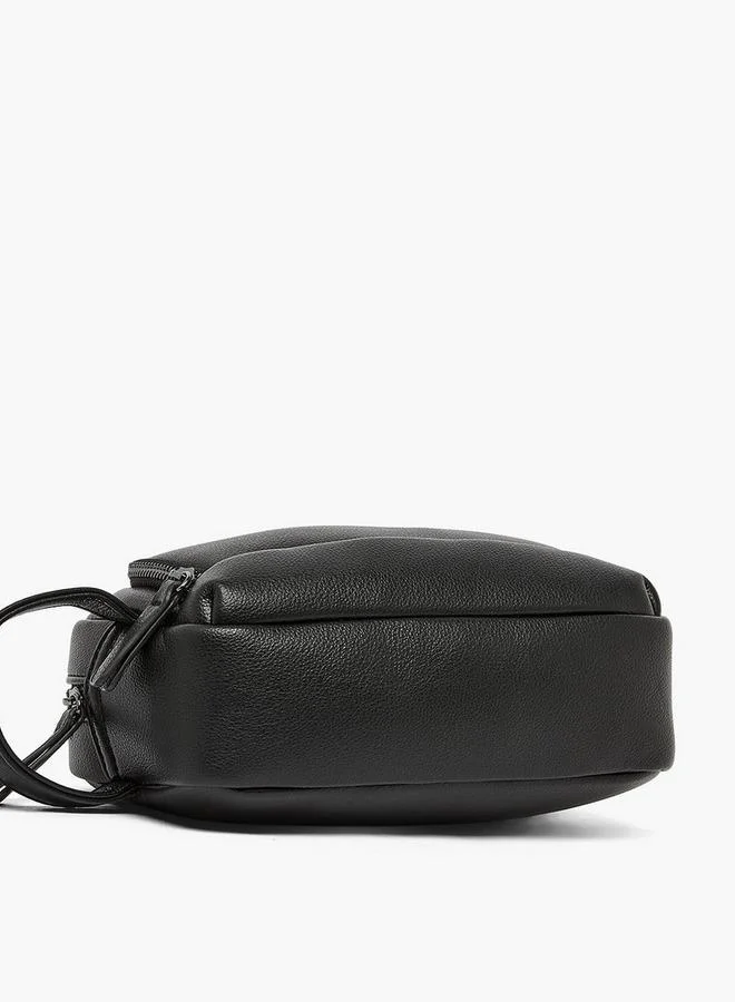 Duchini BLACK Textured Pouch With Handle for Men | Best Price UAE