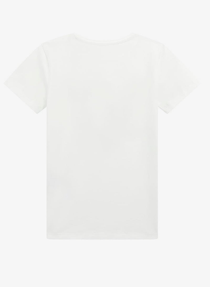 GUESS Kids Slogan Crew neck T-Shirt - Image 2