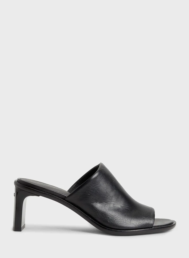 CALVIN KLEIN Curved Stiletto Mule Sandals