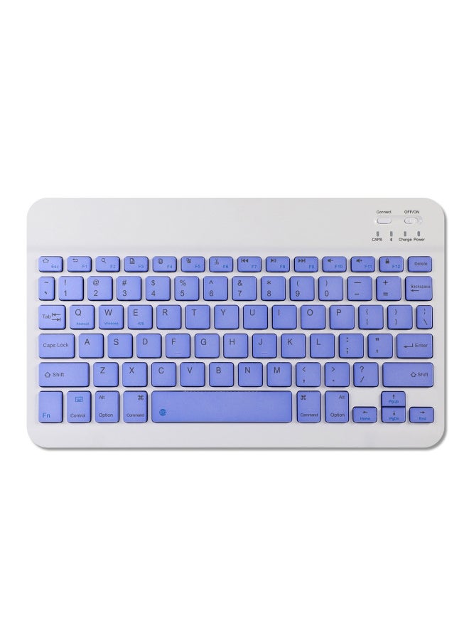 Wireless Bluetooth Keyboard Tablet PC Bluetooth Three-System Universal Learning Machine Classic Office Keyboard Mouse Suit-color:10inch Qingshan Dai