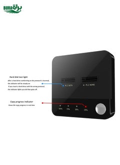 BURAQ SSD Copy Machine M.2 SATA/NVME Mutual Copy Clone Online Read / Write HDD Enclosure  - Image 3